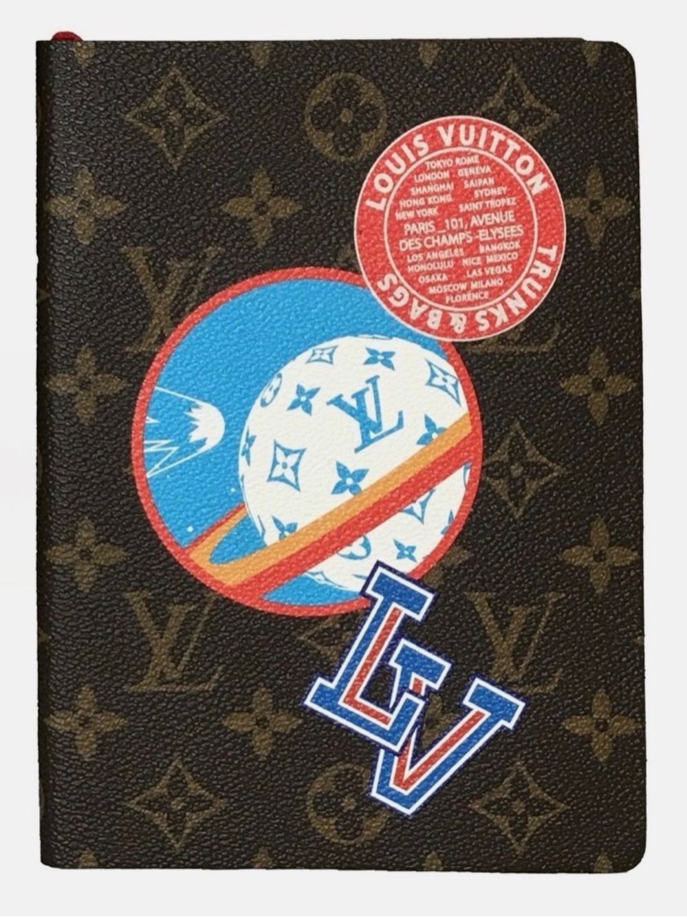 New Louis Vuitton Monogram World Tour Clemence Notebook MM.
